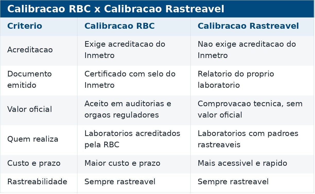 tabela 1 rbc x rastreavel