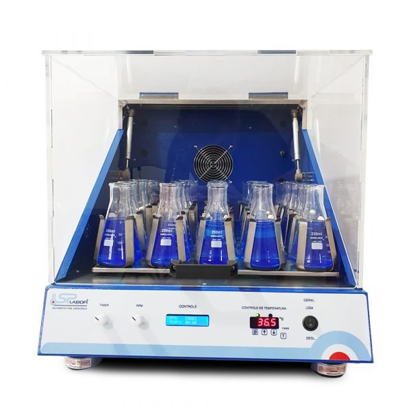 Incubadora Shaker - Temperatura 5°C acima do ambiente a 45°C - Modelo SP-222 - SPLABOR - Imagem 2
