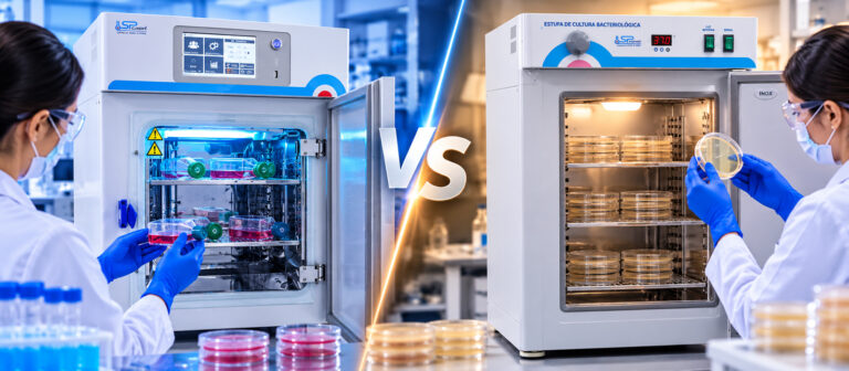 Incubadora de CO2 vs. Estufa Microbiológica