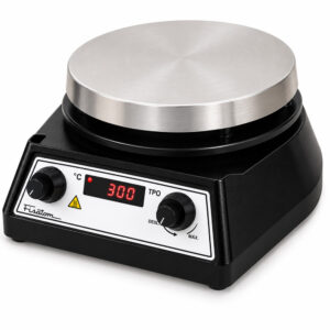 Agitador Magnético Digital com Aquecimento - Agita até 4 Litros - Controle de Temperatura da Placa 50-300°C - Modelo 752E
