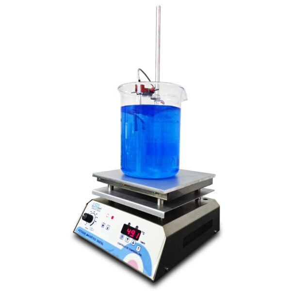 Agitador Magnético Digital em Aço Inox - Com Aquecimento - Capacidade 20 Litros - Velocidade 250 a 4200 RPM/TPM - Com Controle de Temperatura da Chapa e do Líquido - Modelo SP-165 - SPLABOR - Imagem 11
