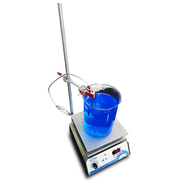 Agitador Magnético Digital em Aço Inox - Com Aquecimento - Capacidade 20 Litros - Velocidade 250 a 4200 RPM/TPM - Com Controle de Temperatura da Chapa e do Líquido - Modelo SP-165 - SPLABOR - Imagem 4