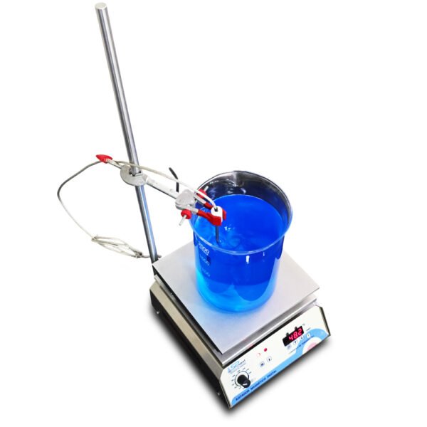 Agitador Magnético Digital em Aço Inox - Com Aquecimento - Capacidade 20 Litros - Velocidade 250 a 4200 RPM/TPM - Com Controle de Temperatura da Chapa e do Líquido - Modelo SP-165 - SPLABOR - Imagem 2