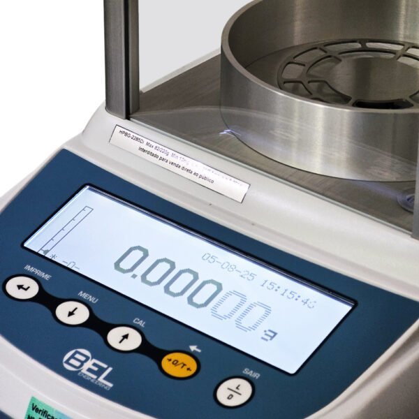Balança Analítica – Capacidade 62g – Precisão 0,01mg – Com Calibração Interna – Modelo﻿﻿﻿﻿ ﻿HPBG-625I - BEL - Imagem 11