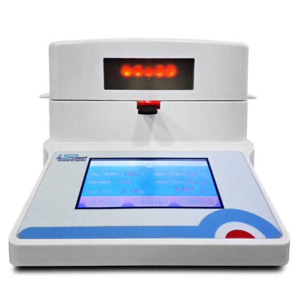 Balança Determinadora de Umidade - Capacidade 100g - Precisão 0,001g - Faixa de Temperatura 60 a 180°C - Com Tela Touch Screen - Modelo SP-BU/101 - SPLABOR - Imagem 16