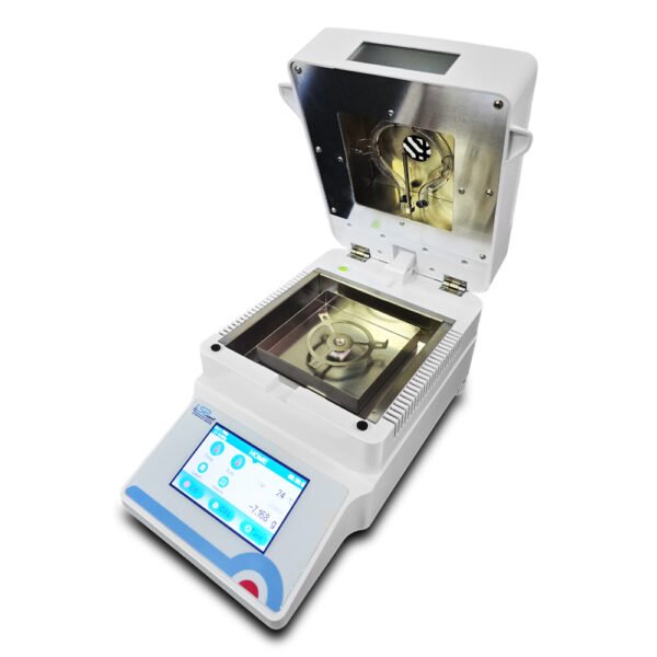 Balança Determinadora de Umidade - Capacidade 100g - Precisão 0,001g - Faixa de Temperatura 60 a 180°C - Com Tela Touch Screen - Modelo SP-BU/101 - SPLABOR - Imagem 3