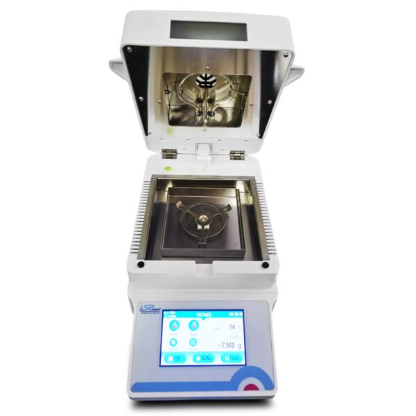 Balança Determinadora de Umidade - Capacidade 100g - Precisão 0,001g - Faixa de Temperatura 60 a 180°C - Com Tela Touch Screen - Modelo SP-BU/101 - SPLABOR - Imagem 7