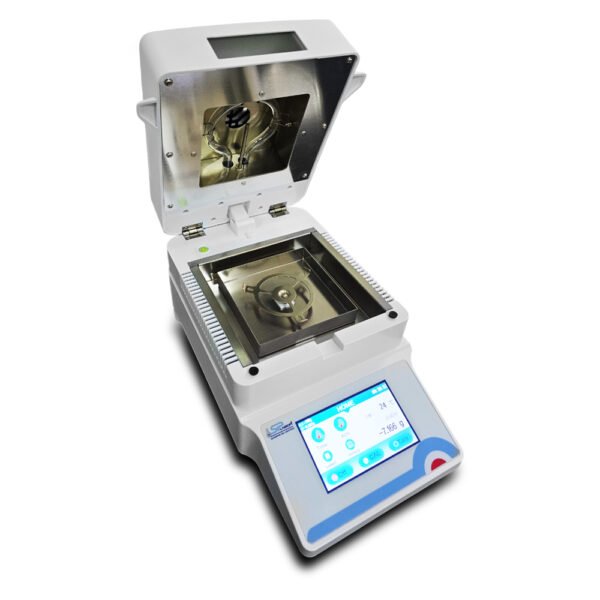 Balança Determinadora de Umidade - Capacidade 100g - Precisão 0,001g - Faixa de Temperatura 60 a 180°C - Com Tela Touch Screen - Modelo SP-BU/101 - SPLABOR - Imagem 21
