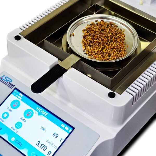 Balança Determinadora de Umidade - Capacidade 100g - Precisão 0,001g - Faixa de Temperatura 60 a 180°C - Com Tela Touch Screen - Modelo SP-BU/101 - SPLABOR - Imagem 37