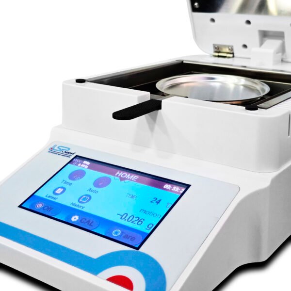 Balança Determinadora de Umidade - Capacidade 100g - Precisão 0,001g - Faixa de Temperatura 60 a 180°C - Com Tela Touch Screen - Modelo SP-BU/101 - SPLABOR - Imagem 36