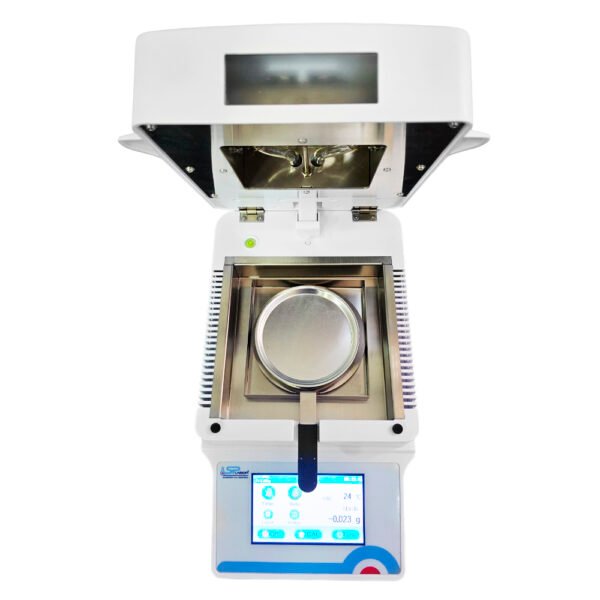 Balança Determinadora de Umidade - Capacidade 100g - Precisão 0,001g - Faixa de Temperatura 60 a 180°C - Com Tela Touch Screen - Modelo SP-BU/101 - SPLABOR - Imagem 10