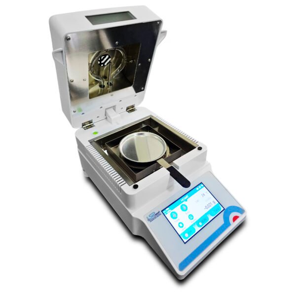 Balança Determinadora de Umidade - Capacidade 100g - Precisão 0,001g - Faixa de Temperatura 60 a 180°C - Com Tela Touch Screen - Modelo SP-BU/101 - SPLABOR - Imagem 20