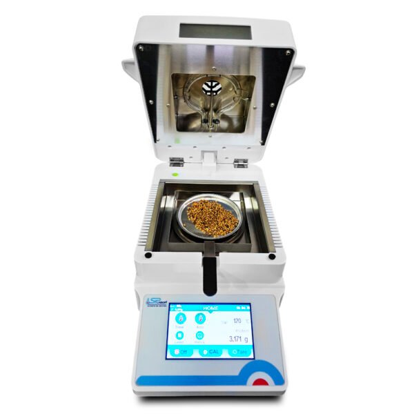 Balança Determinadora de Umidade - Capacidade 100g - Precisão 0,001g - Faixa de Temperatura 60 a 180°C - Com Tela Touch Screen - Modelo SP-BU/101 - SPLABOR - Imagem 6