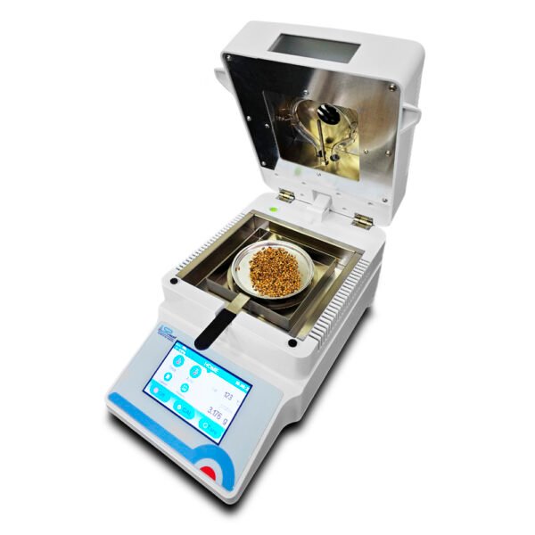 Balança Determinadora de Umidade - Capacidade 100g - Precisão 0,001g - Faixa de Temperatura 60 a 180°C - Com Tela Touch Screen - Modelo SP-BU/101 - SPLABOR