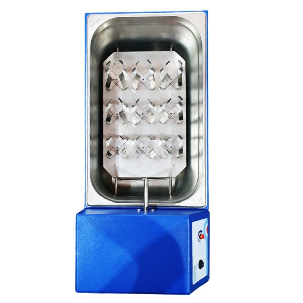 Banho DUBNOFF com Agitação Recíproca (Vai e Vem) – Capacidade 22 Litros – Capacidade 9 Frascos de 250mL – Com Controlador de Temperatura Digital e Controlador Analógico de até 245 BPM - Modelo SP-158/22/A - Imagem 2