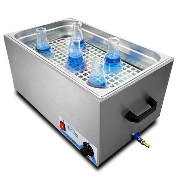 Banho Maria Analógico – Inox – Capacidade 16 Litros – Temperatura até 100°C – Modelo SP-20/100IA – SPLABOR - Imagem 2