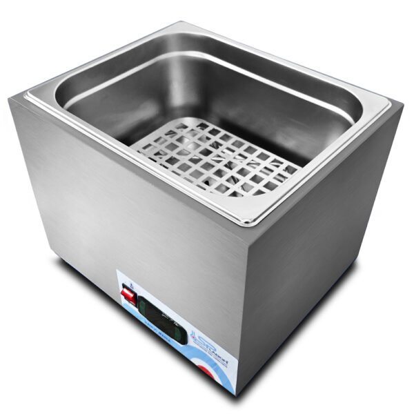 Banho Maria Digital - Inox - Capacidade 12 Litros - Temperatura até 200°C - Modelo SP-12/200ID - SPLABOR - Imagem 4