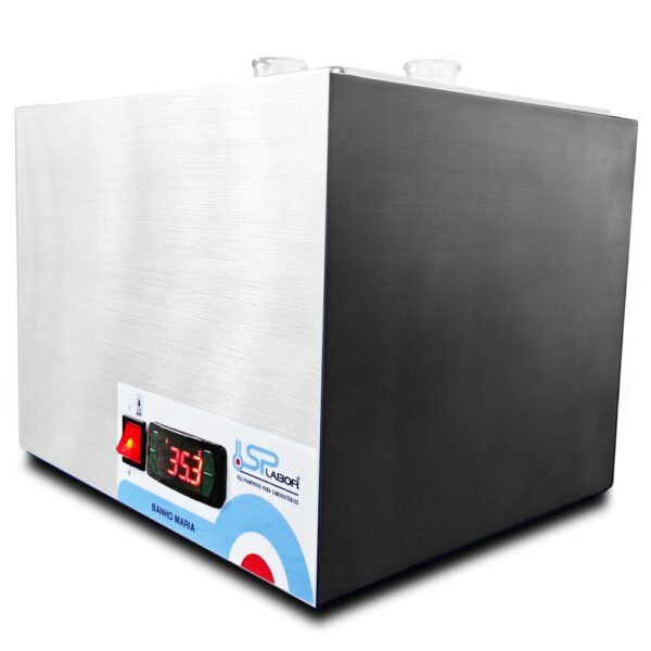 Banho Maria Digital - Inox - Capacidade 12 Litros - Temperatura até 200°C - Modelo SP-12/200ID - SPLABOR - Imagem 18