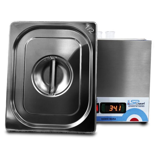 Banho Maria Digital - Inox - Capacidade 12 Litros - Temperatura até 200°C - Modelo SP-12/200ID - SPLABOR - Imagem 14