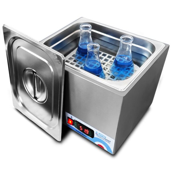 Banho Maria Digital - Inox - Capacidade 12 Litros - Temperatura até 200°C - Modelo SP-12/200ID - SPLABOR