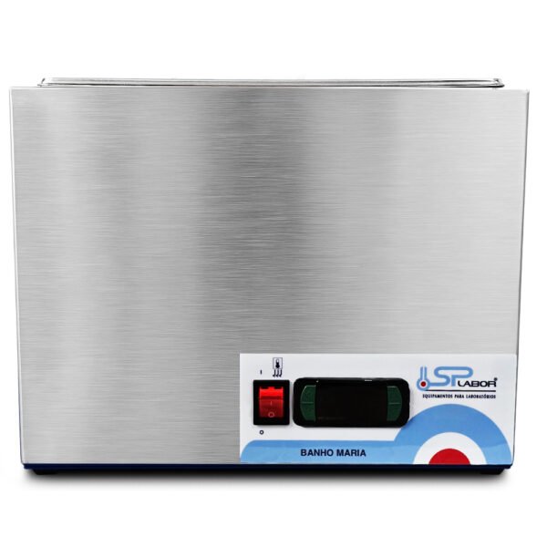 Banho Maria Digital - Inox - Capacidade 12 Litros - Temperatura até 200°C - Modelo SP-12/200ID - SPLABOR - Imagem 16