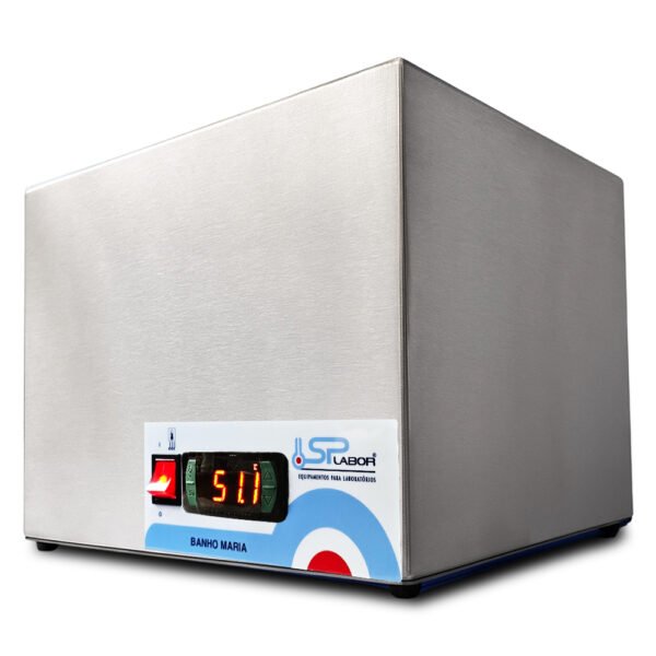 Banho Maria Digital - Inox - Capacidade 12 Litros - Temperatura até 200°C - Modelo SP-12/200ID - SPLABOR - Imagem 19