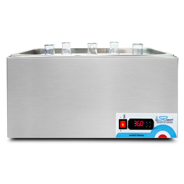 Banho Maria Digital - Inox - Capacidade 16 Litros - Temperatura até 100°C - Modelo SP-20/100ID - SPLABOR - Imagem 14
