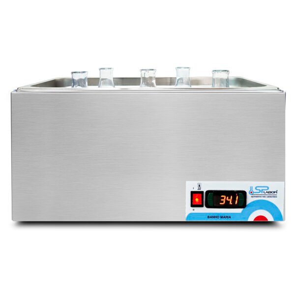 Banho Maria Digital - Inox - Capacidade 16 Litros - Temperatura até 200°C - Modelo SP-20/200ID - SPLABOR - Imagem 14