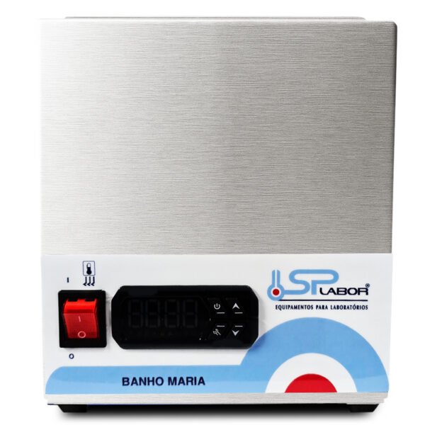 Banho Maria Digital - Inox - Capacidade 2 Litros - Temperatura até 100°C - Modelo SP-02/100ID - SPLABOR - Imagem 13