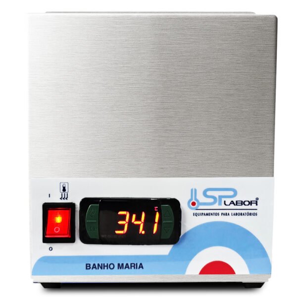 Banho Maria Digital - Inox - Capacidade 2 Litros - Temperatura até 200°C - Modelo SP-02/200ID - SPLABOR - Imagem 12