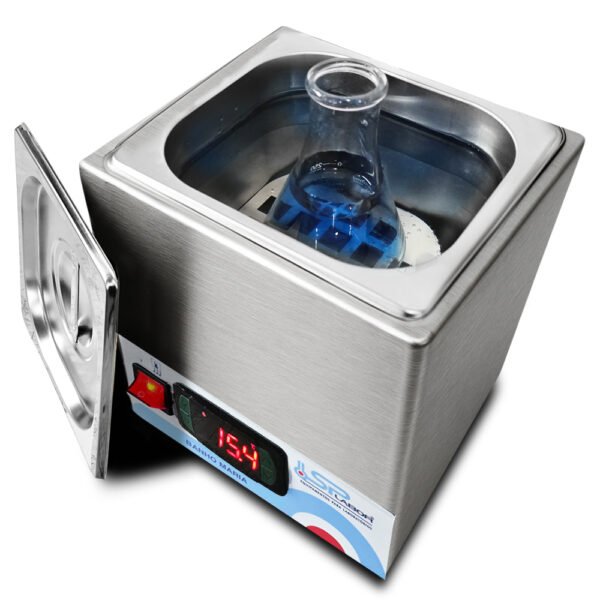 Banho Maria Digital - Inox - Capacidade 2 Litros - Temperatura até 200°C - Modelo SP-02/200ID - SPLABOR