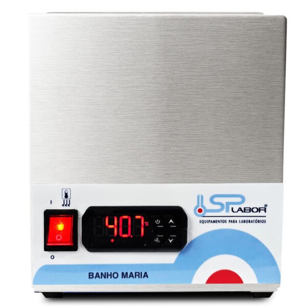 Banho Maria Digital - Inox - Capacidade 2 Litros - Temperatura até 100°C - Modelo SP-02/100ID - SPLABOR - Imagem 12