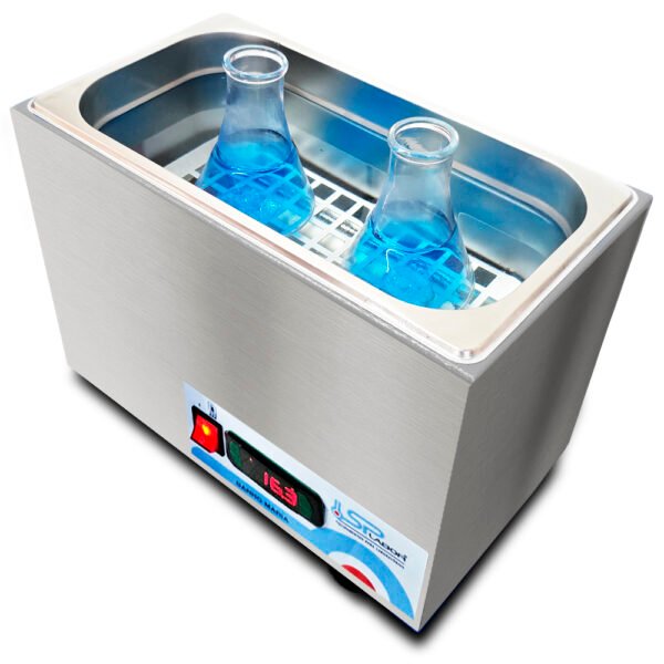 Banho Maria Digital - Inox - Capacidade 5 Litros - Temperatura até 200°C - Modelo SP-06/200ID - SPLABOR - Imagem 2