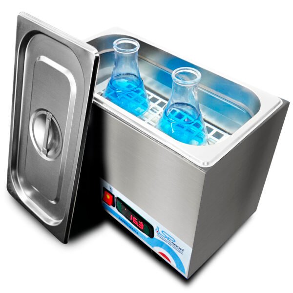 Banho Maria Digital - Inox - Capacidade 5 Litros - Temperatura até 200°C - Modelo SP-06/200ID - SPLABOR