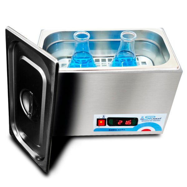 Banho Maria Digital - Inox - Capacidade 5 Litros - Temperatura até 200°C - Modelo SP-06/200ID - SPLABOR - Imagem 7