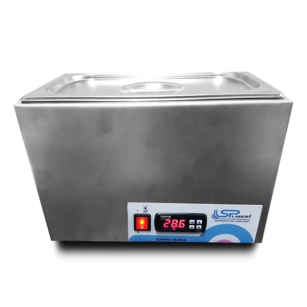 Banho Maria Digital - Inox - Capacidade 5 Litros - Temperatura até 100°C - Modelo SP-06/100ID - SPLABOR - Image 3