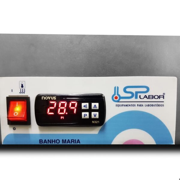 Banho Maria Digital - Inox - Capacidade 5 Litros - Temperatura até 100°C - Modelo SP-06/100ID - SPLABOR - Image 4