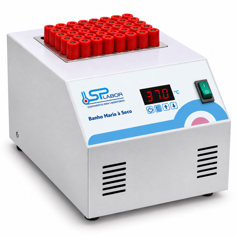 Banho Maria a Seco Termobloco Banho Maria à Seco Termobloco Digital - Temperatura Máxima 60°C