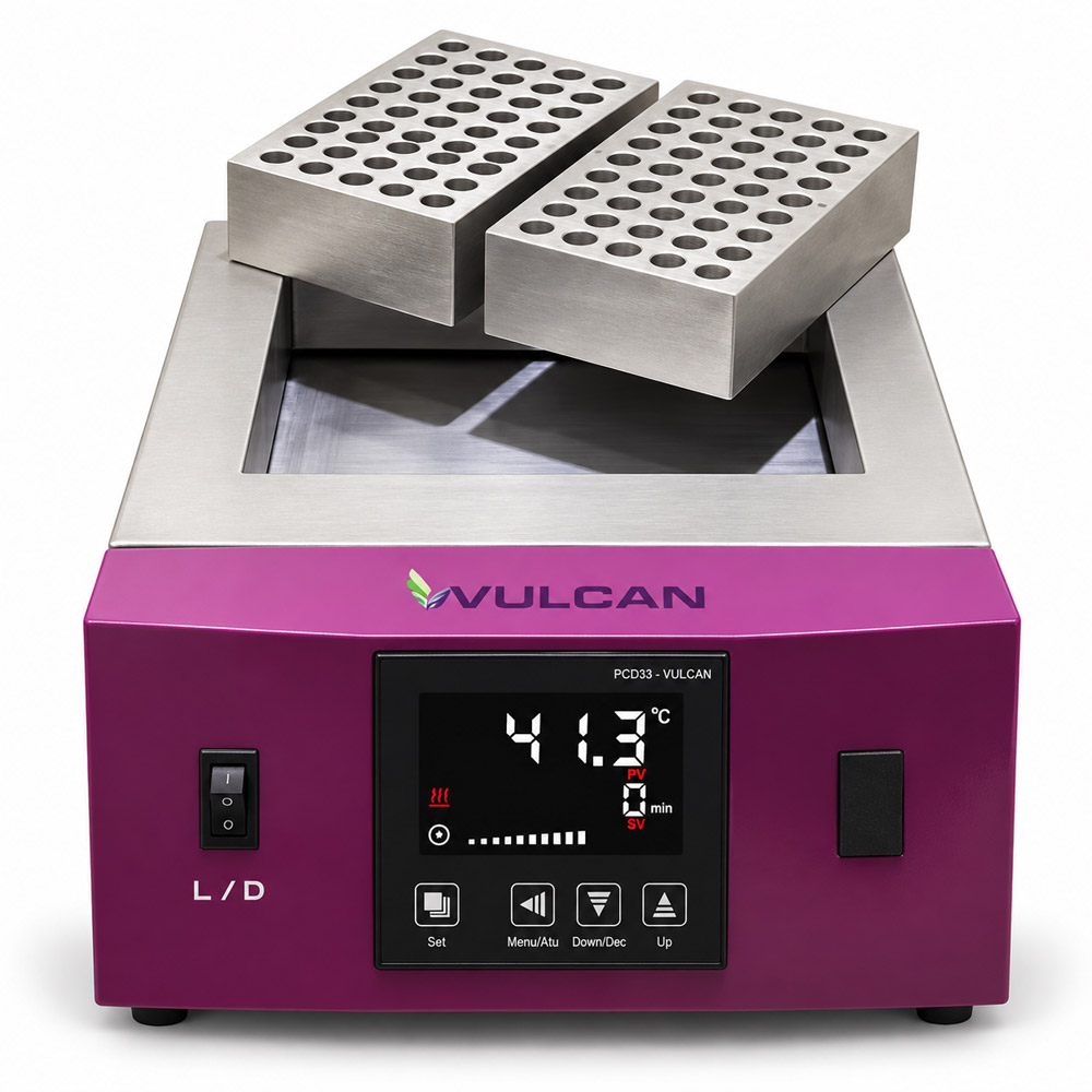 Banho Seco Digital Duplo Bloco 2 10 Banho Seco Digital Duplo Bloco - Aquecimento de até 150°C - Modelo BS-150-BI - Imagem 2