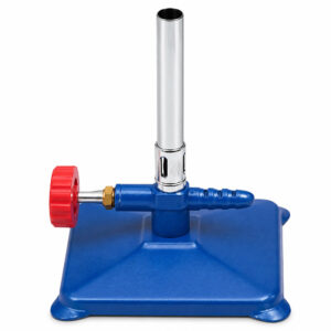 Bico de Bunsen - Com Registro para Gás - Com Regulagem para Entrada de Ar - Altura 15cm - Modelo 050 - METALIC