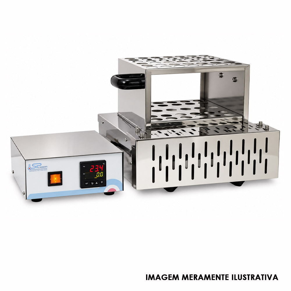 Bloco Digestor – Capacidade 40 Tubos Micro 1 Bloco Digestor - Capacidade 40 Tubos Micro - Modelo SP-51/40 - SPLABOR