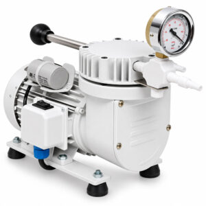 Bomba de Vácuo tipo Diafragma a Seco com 1 estágio sem Resistência Química – Vácuo Relativo 700 mm Hg / 27,5 pol Hg – Vazão 34 L/min / 1,21 c ft/min – Modelo 825