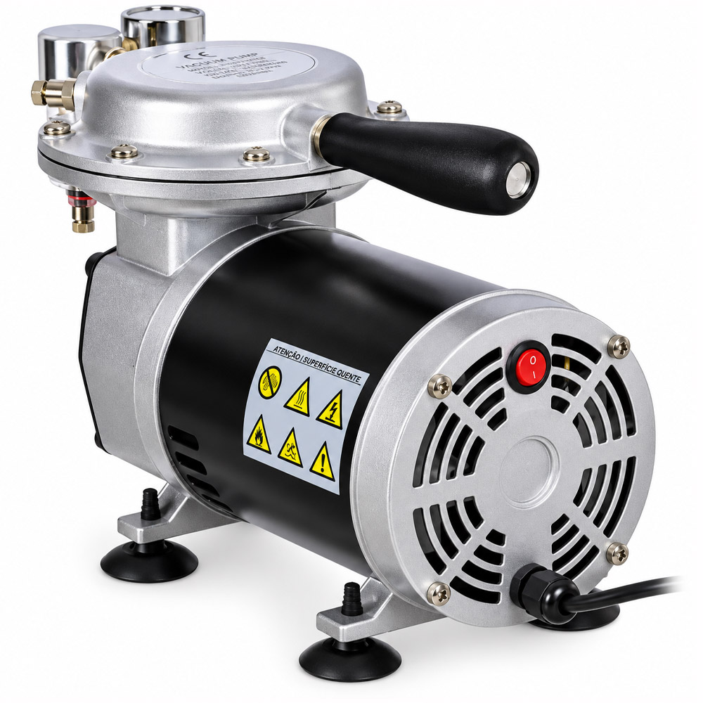 Bomba de Vacuo tipo Membrana VAC29 1 Bomba de Vácuo tipo Membrana 1/3HP - Fluxo de Ar 128~135 Lt/min - Modelo VAC29-BI - Imagem 2