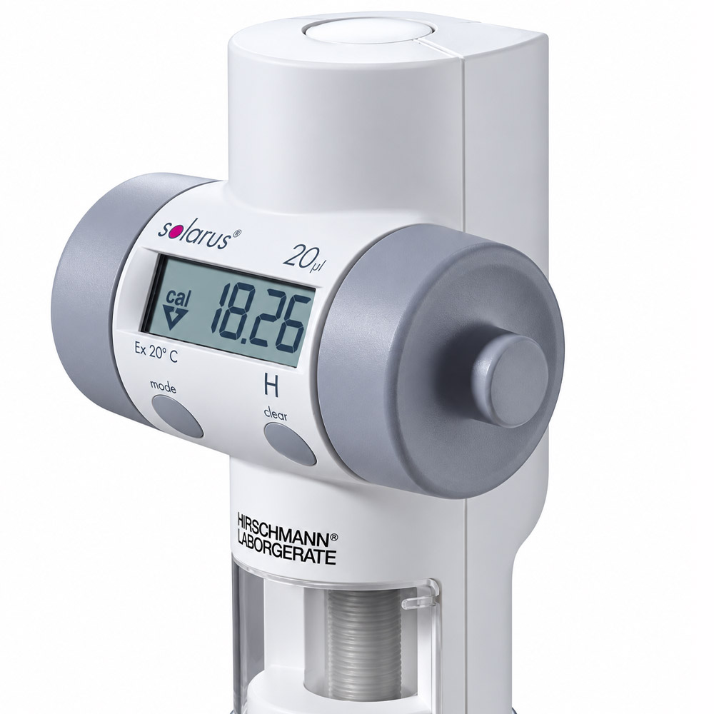 Bureta Digital Solarus Hirschmann 4 1 Bureta Digital Solarus Hirschmann - Precisão 0,2% - Acompanha 3 Adaptadores de Frascos - Imagem 4