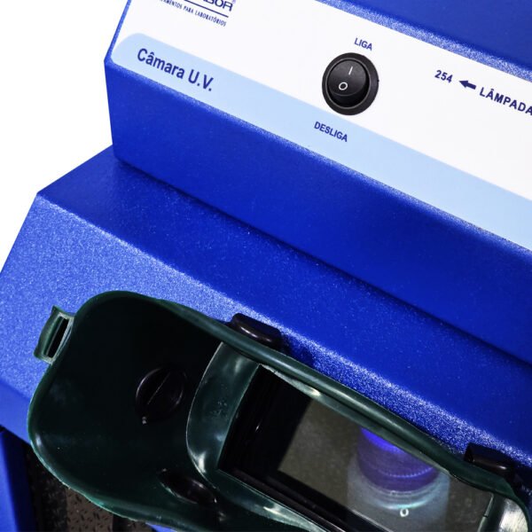 Câmara UV para Análise Ultravioleta (Escura) -  Com Lâmpada de 254 NM e 365 NM - Modelo SP-204 - SPLABOR - Imagem 22