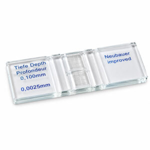Câmara de Neubauer Melhorada - Quadriculado de 0,0025mm² - Profundidade de 0,100mm - Modelo C1010 - PRECISION