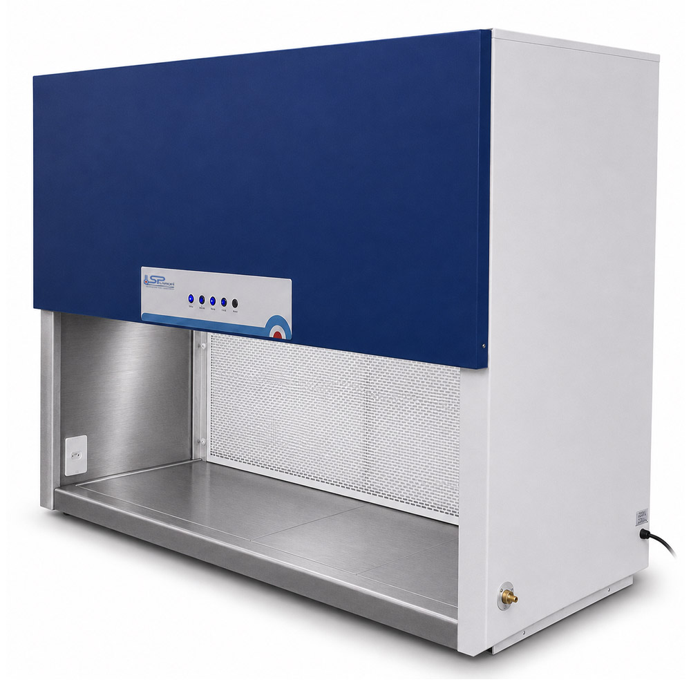 Capela de Fluxo Laminar Horizontal SP 1890 7 Capela de Fluxo Laminar Horizontal de Bancada com Área de Trabalho Inox - Dimensões Internas (LxPxA) 1890x504x665mm - Modelo SP-1890/6-HI - SPLABOR (@) - Imagem 5