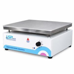 Chapa Aquecedora Analógica com Plataforma de Alumínio - Temperatura 50°C até 300°C - Modelo SP-AA