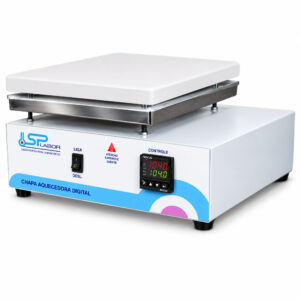 Chapa Aquecedora Digital com Plataforma de Cerâmica - Temperatura 5°C até 400°C - Modelo SP-DC