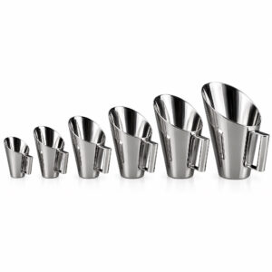 Concha tipo Cereais em Aço Inox – Com Acabamento Polido